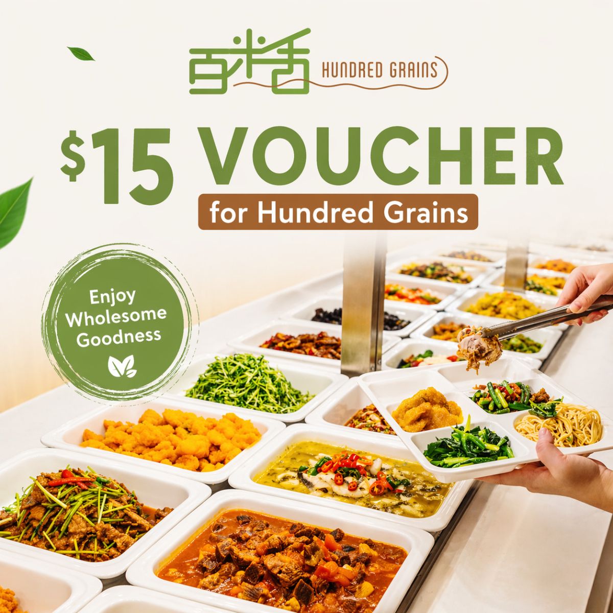 Hundred Grains – $15 Dining Voucher