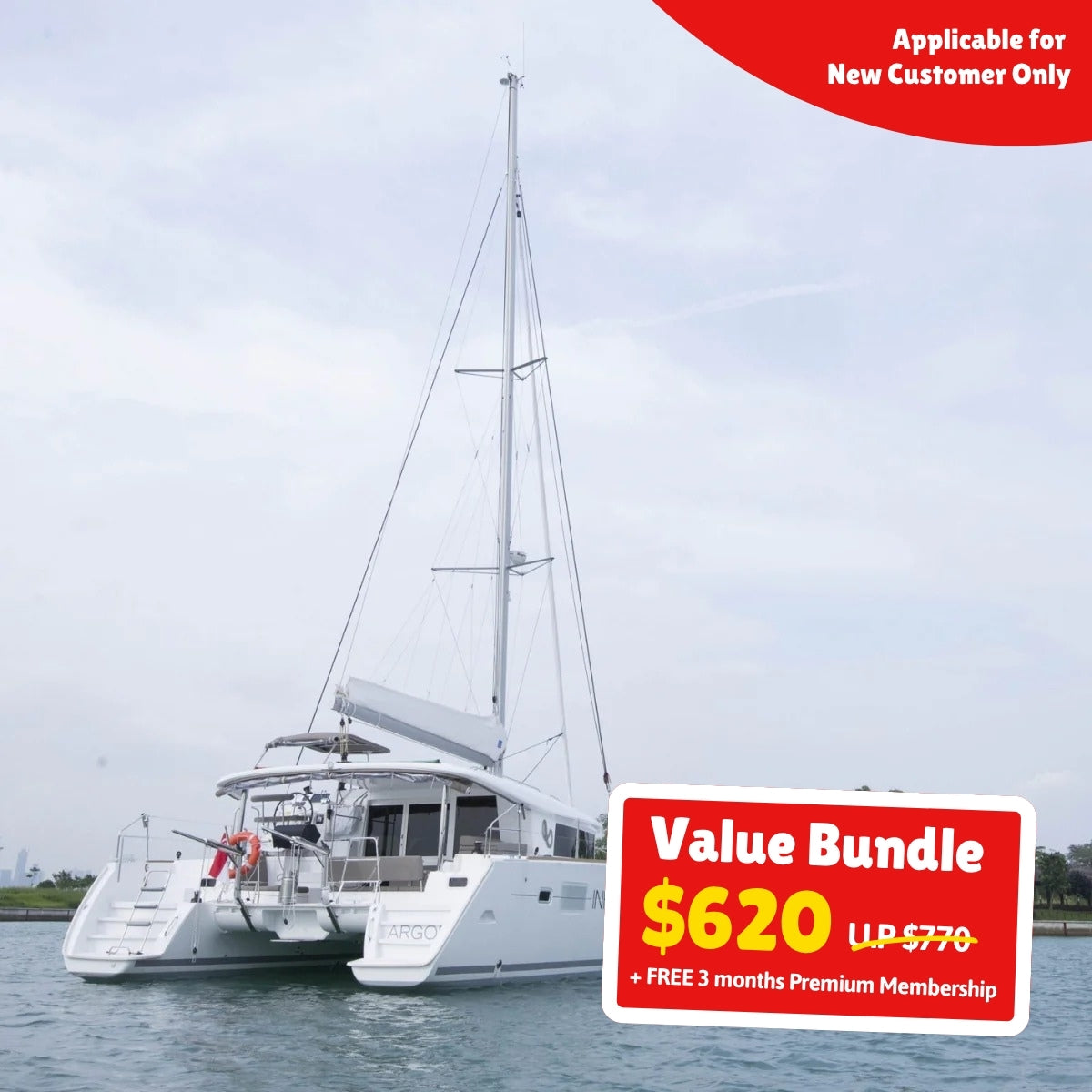 UPlay Premium Exclusive: Argon 4-Hour Private Yacht Charter Bundle (Save $150)