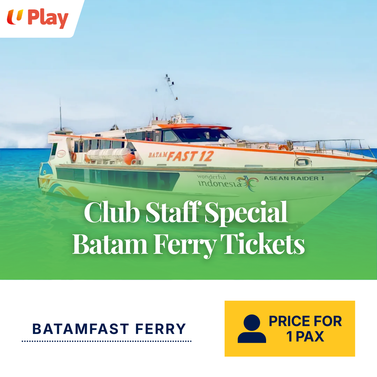 Club Staff Two Ways Batam Travel Voucher (BatamFast Ferry)