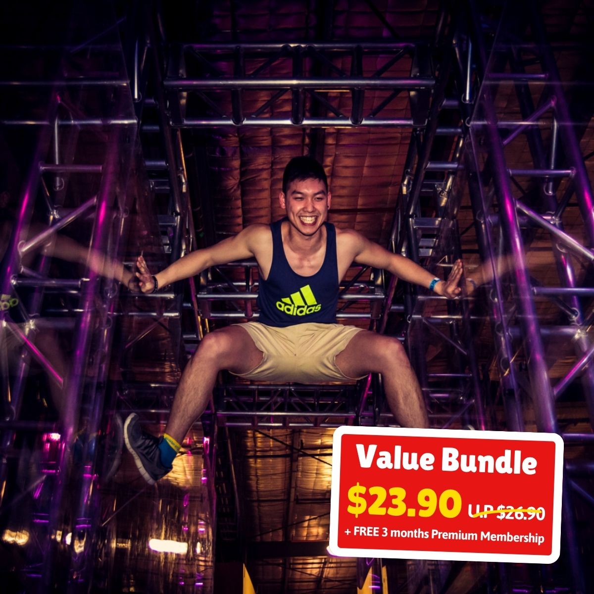 UPlay Premium Exclusive-BOUNCE Singapore | 1 Hour General Admission