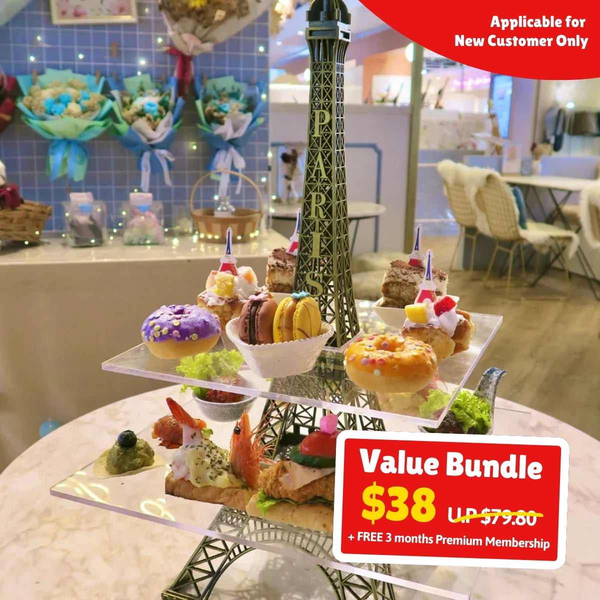 UPlay Premium Exclusive: High Tea Session for 2 at Café De Paris