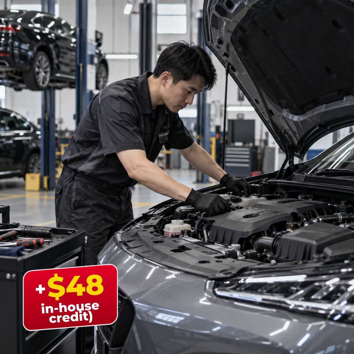 Full Car Health Check + $48 In-House Credit