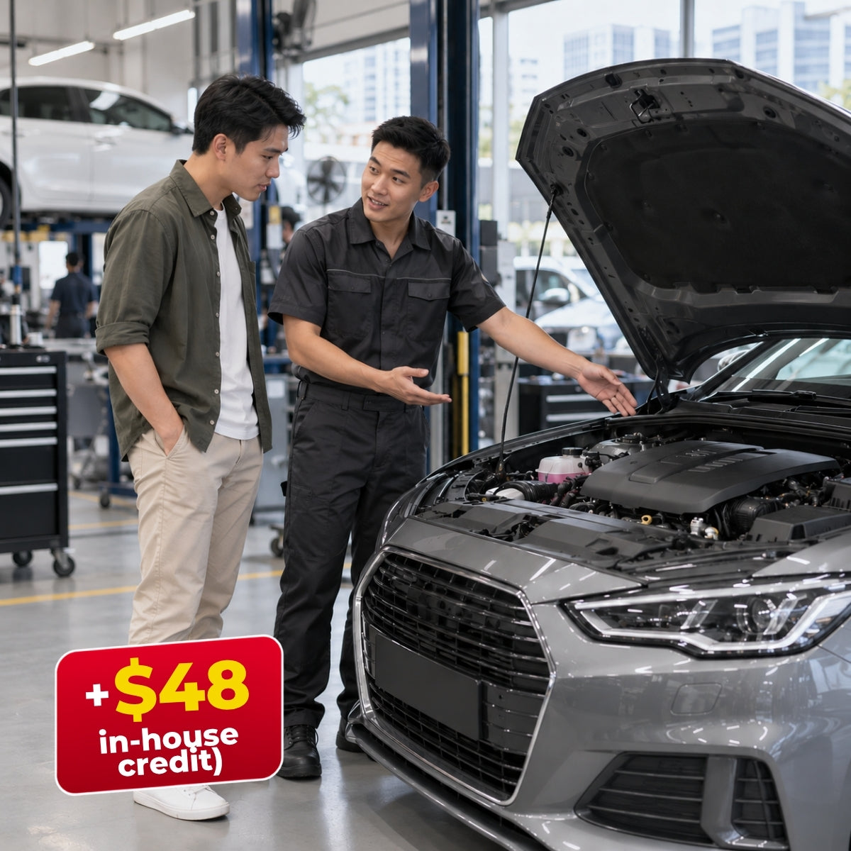 Full Car Health Check + $48 In-House Credit