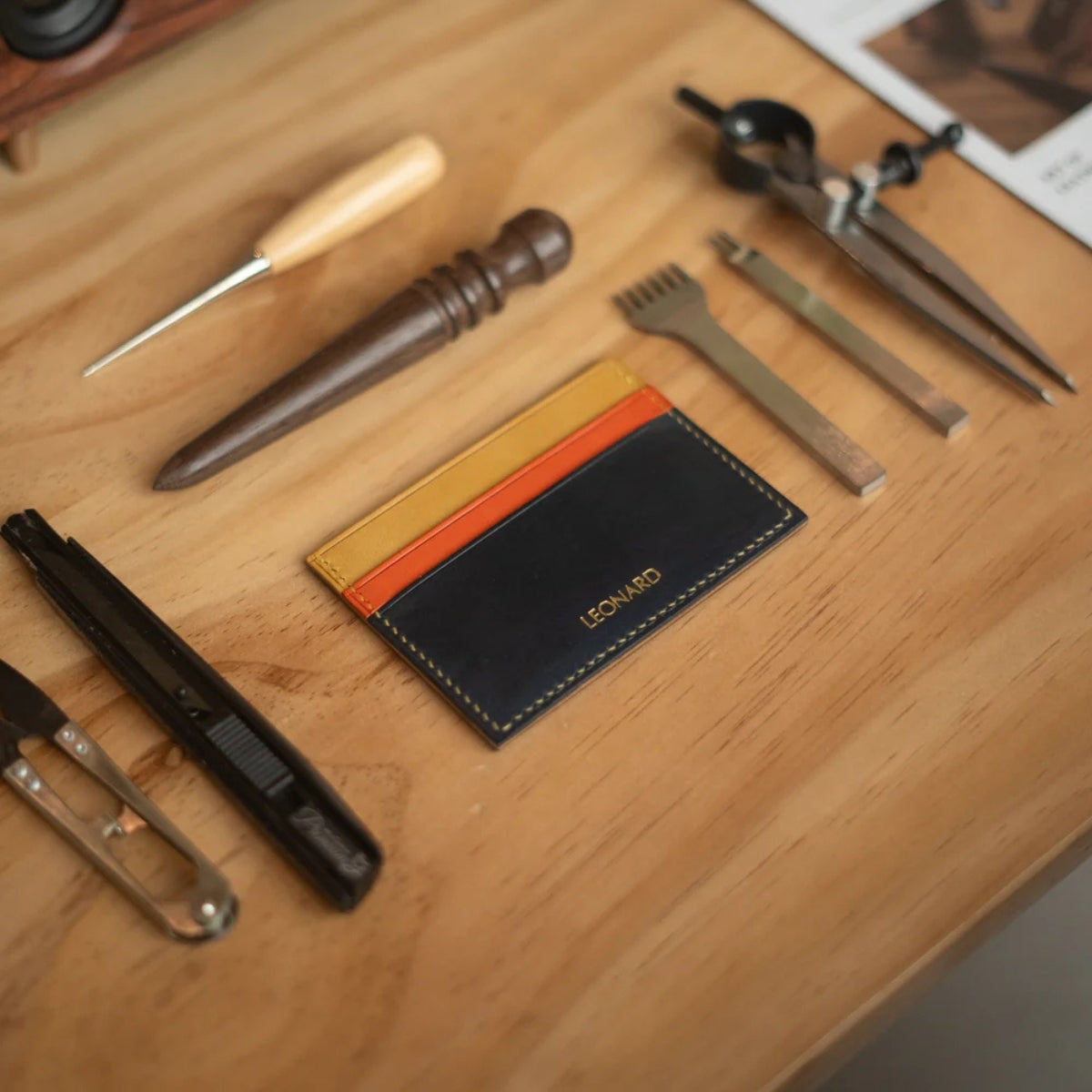Leather Cardholder Crafting Workshop