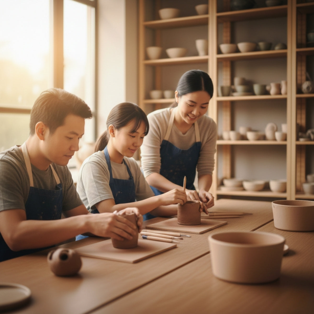 Hand-Building Ceramics Workshop (Muddy Hands Experience)