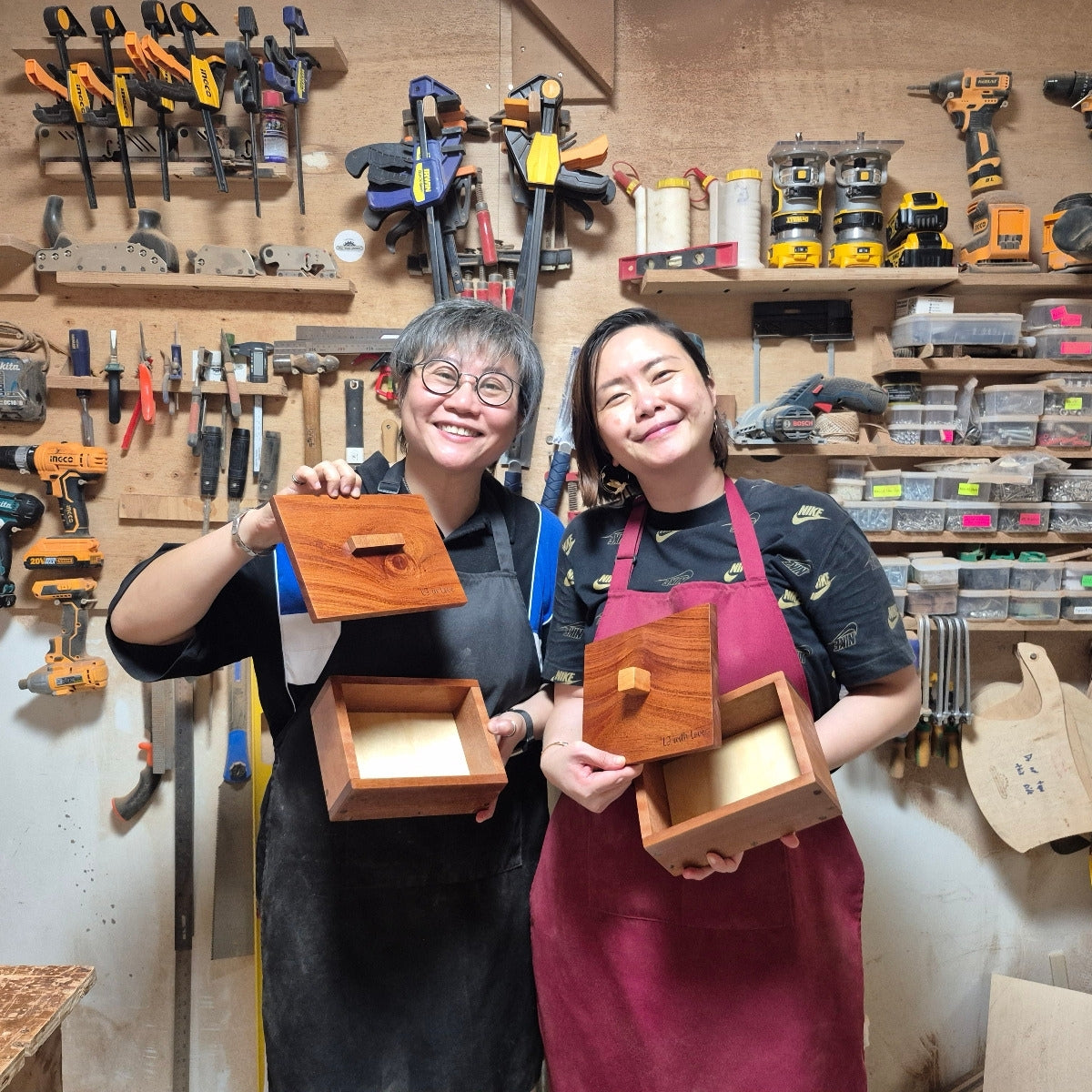 Hardwood Memory Box Workshop for 2