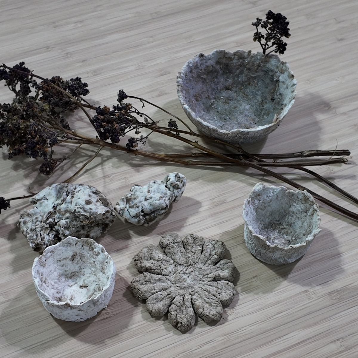 Paper Alchemy: Making Clay from Recycled Paper for 2 Adults and 2 Children