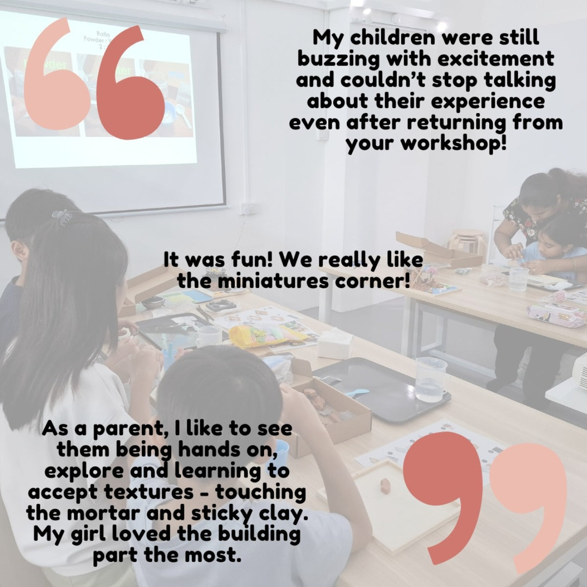 Parent-Child Brick House Building Workshop