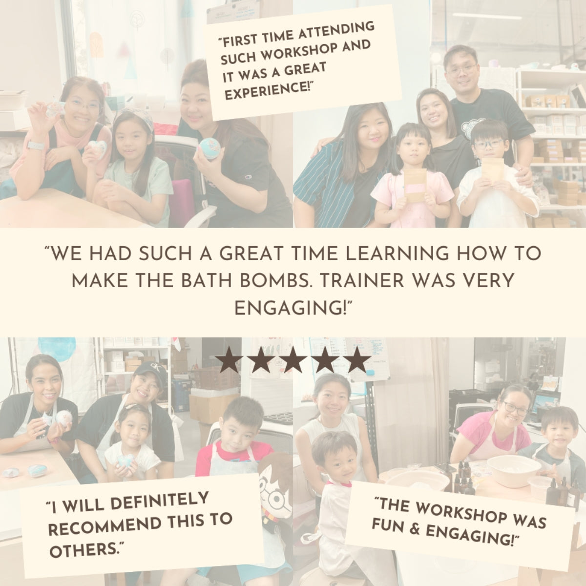 Parent-Child Basic Bath Bomb Making Workshop
