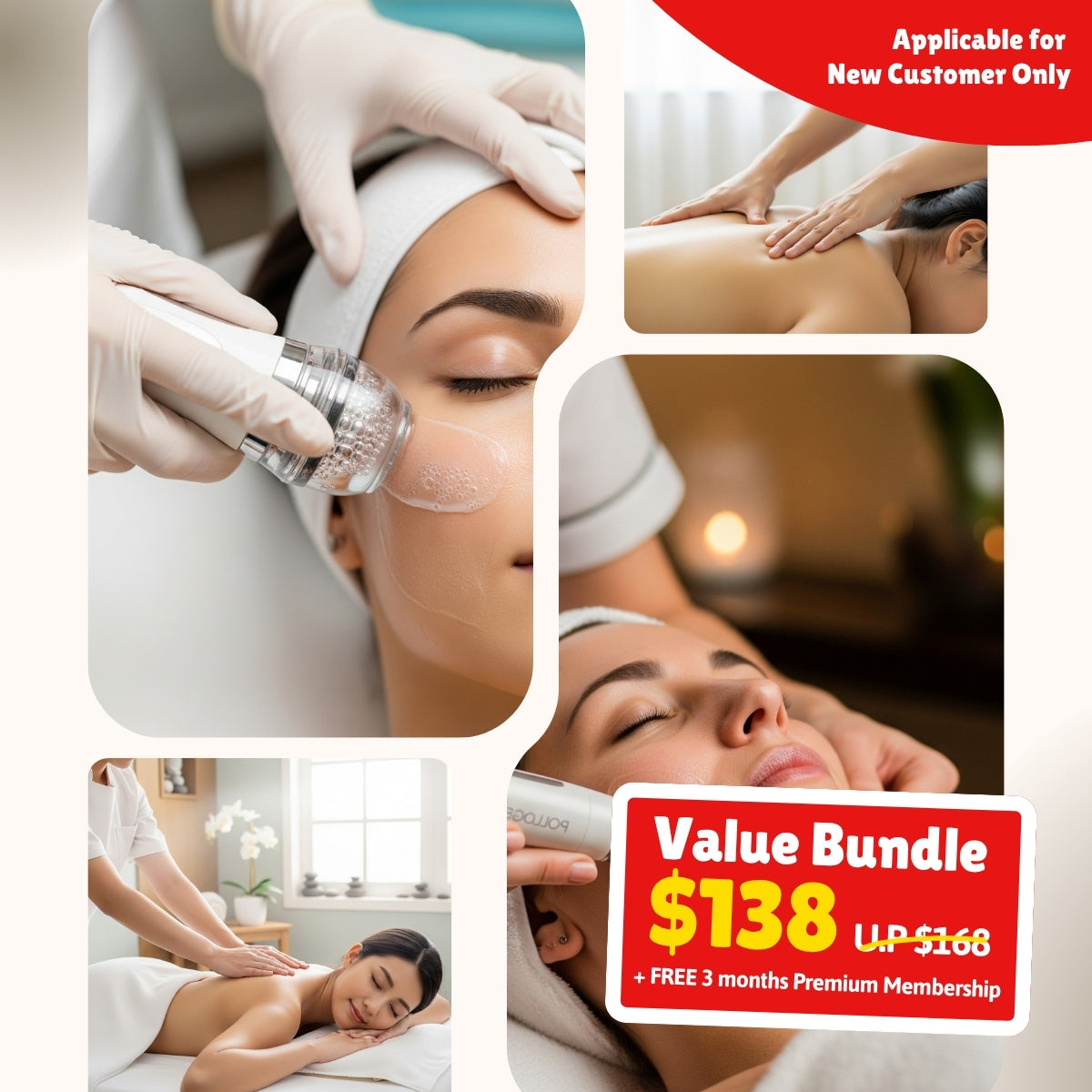 UPlay Premium Exclusive: Spa Indulgence Experience (90-Minute Pologen Geneo Facial + 60-Minute Anti-Stress Body Massage)