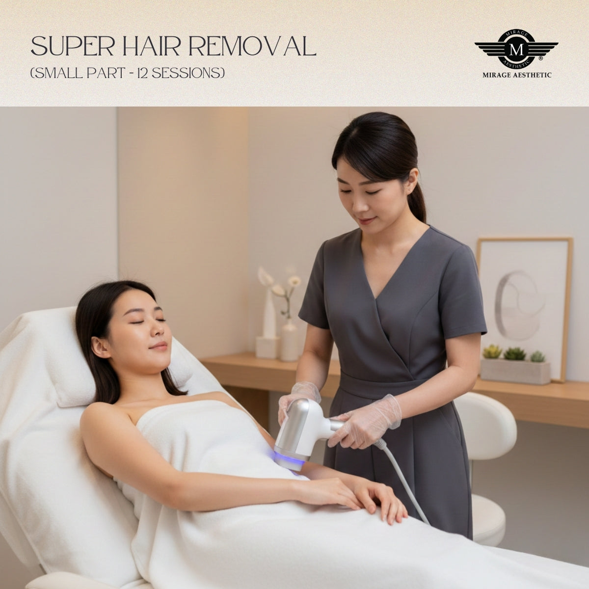 Super Hair Removal (Small Part - 12 sessions)