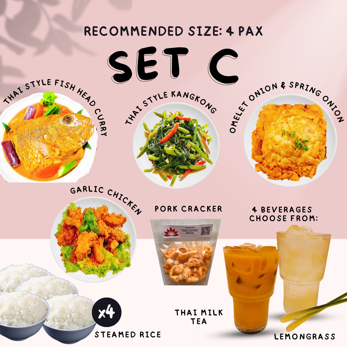 Taste of Thailand: Perfect Set Meals for 2-4 Pax