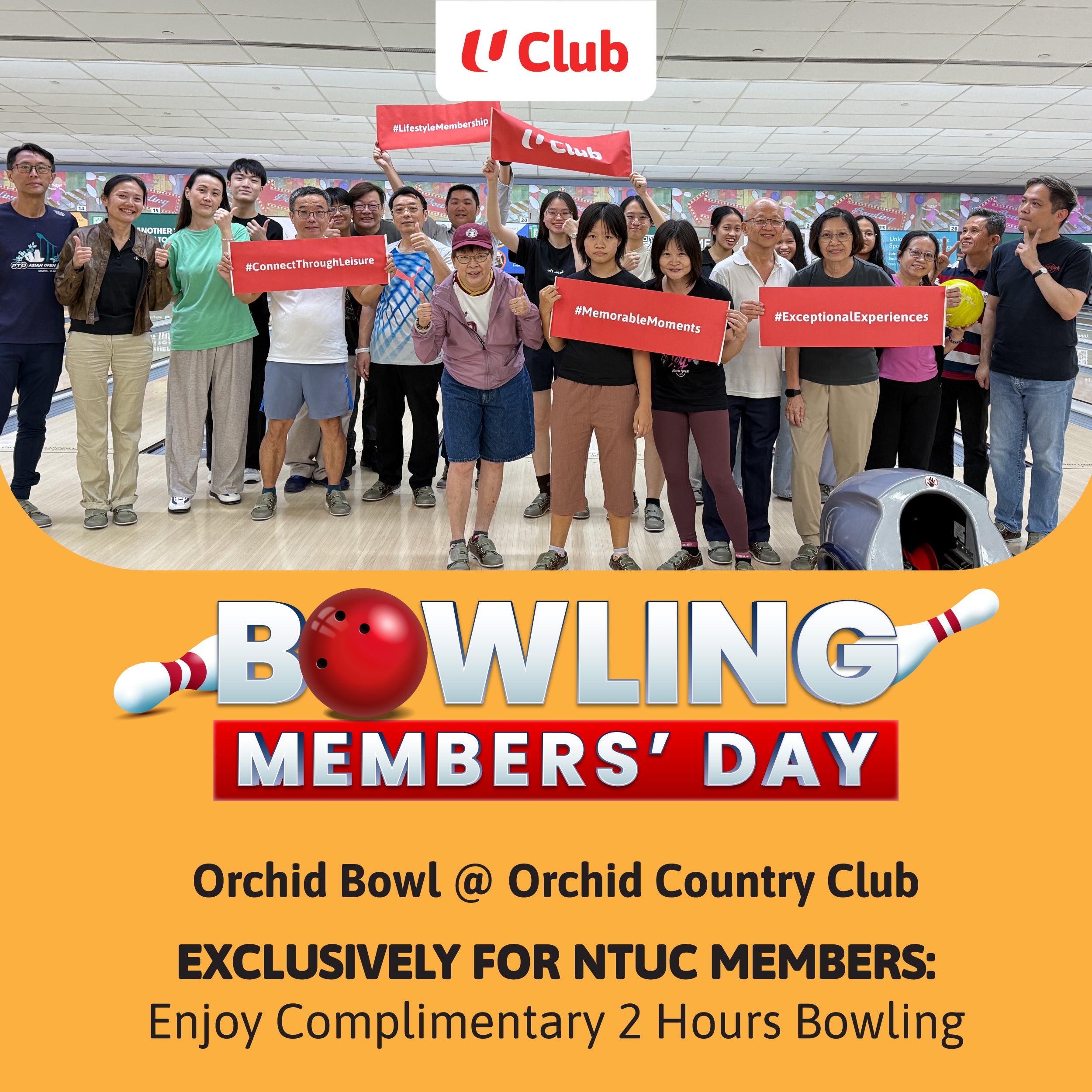 U Club Bowling Members’ Day (Interest Group) - Oct onwards