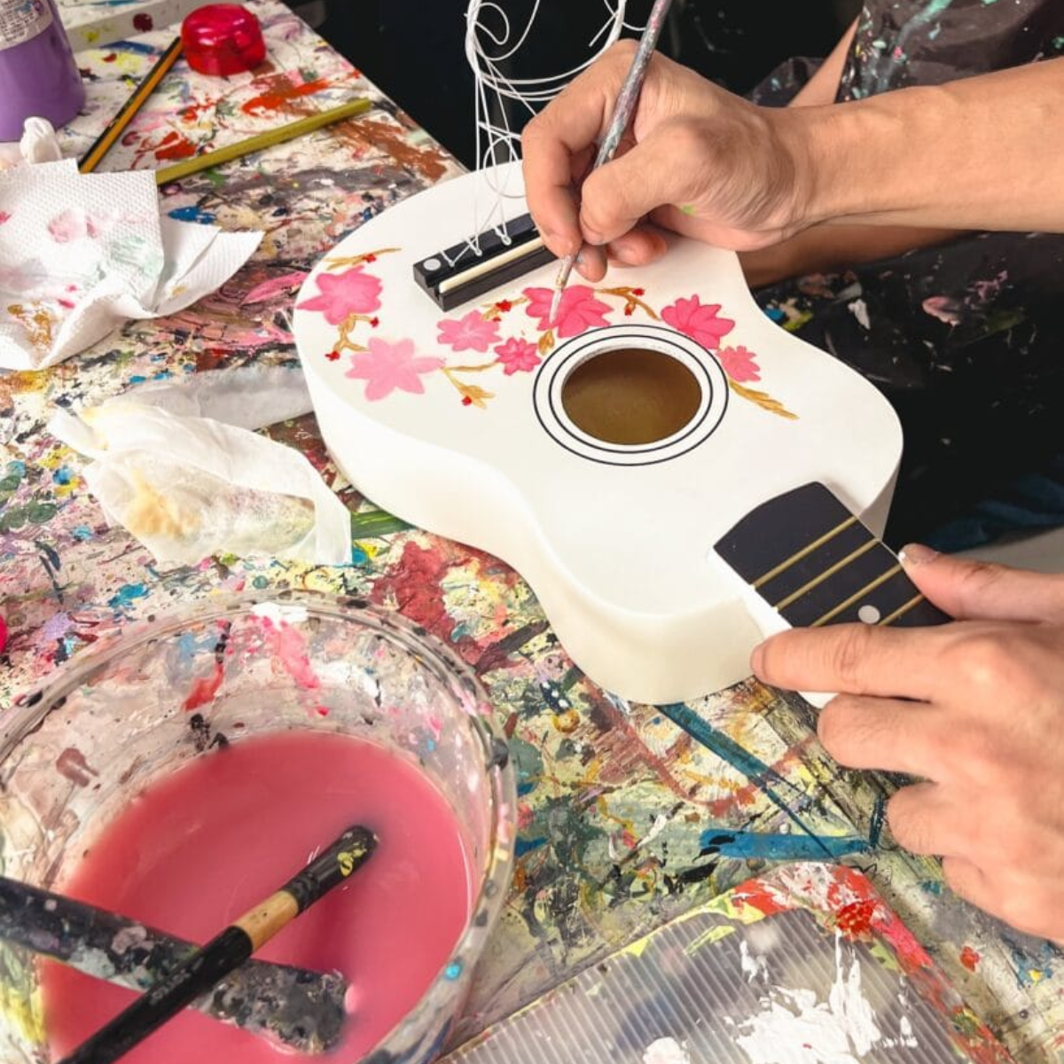 Couple Ukulele Paint & Play (2 pax – 1 Ukulele)