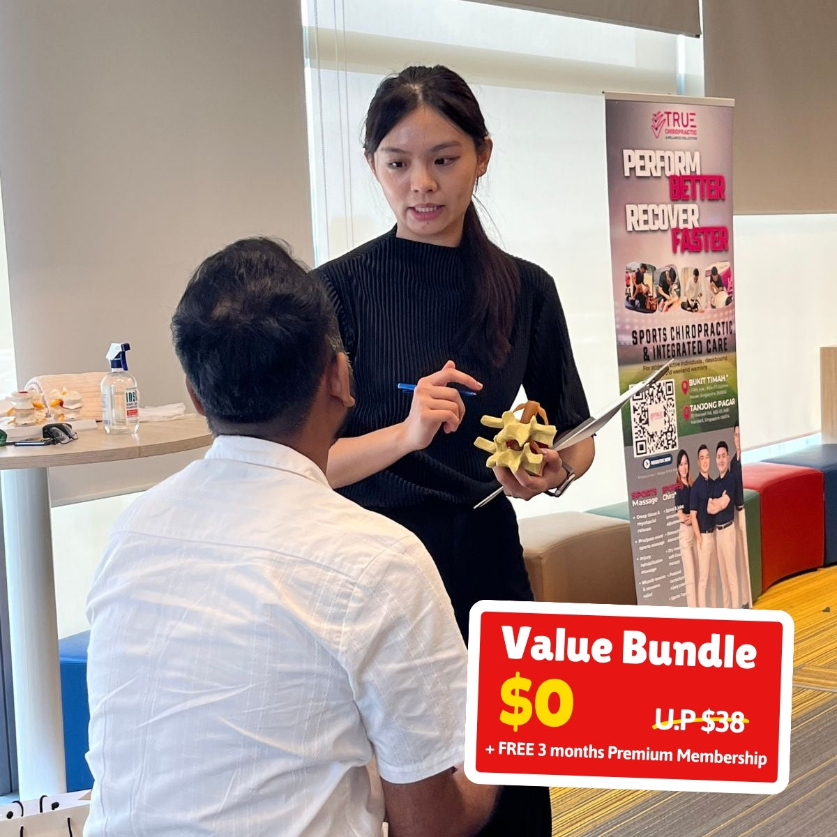 Chiropractic Complimentary Basic Starter Trial Value Bundle