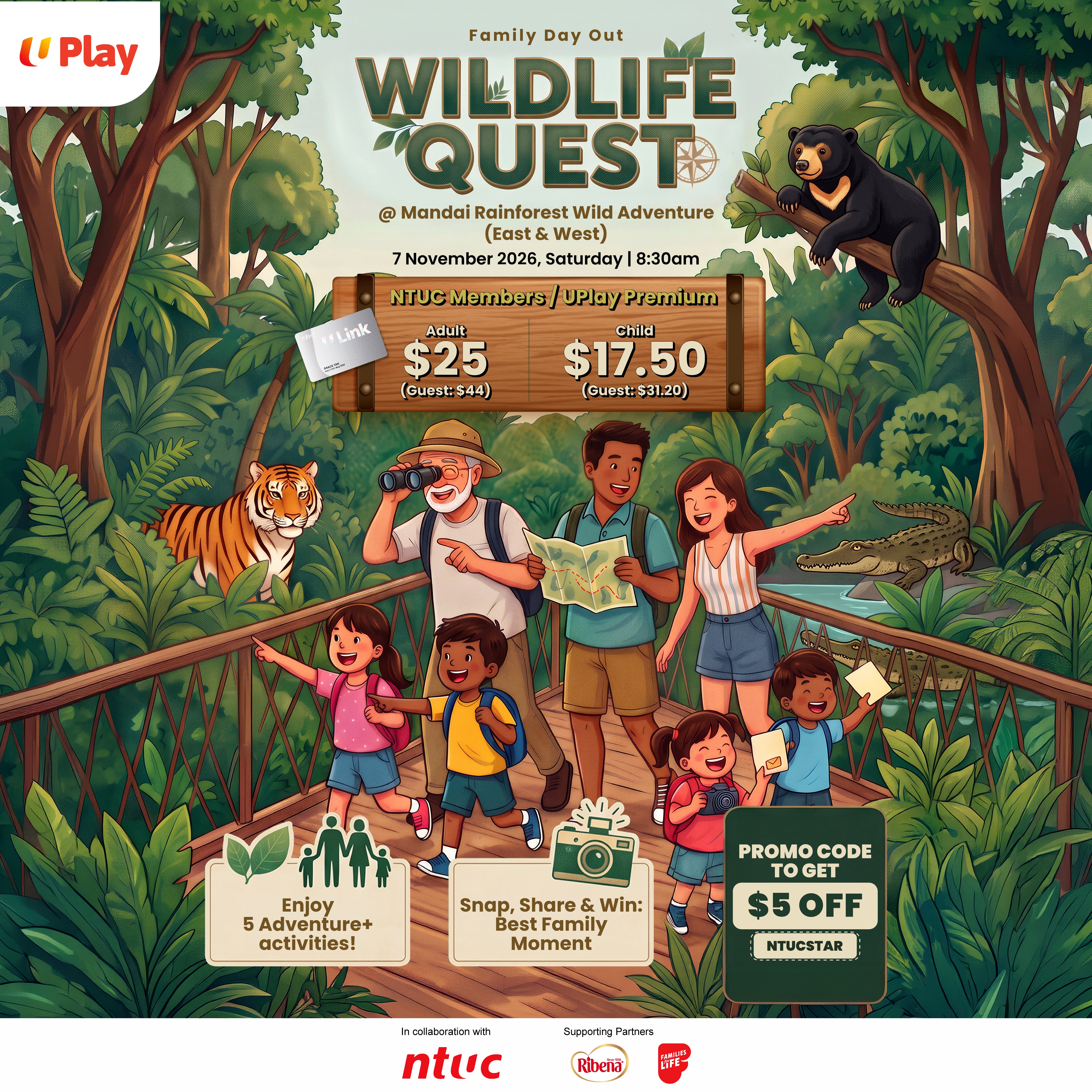 Wildlife Quest @ Rainforest Wild Adventure
