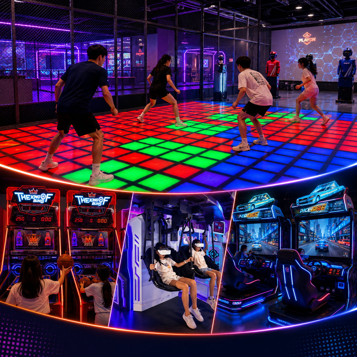 PLAYON Indoor Sports & VR Playground -Adult + Child Duo Admission