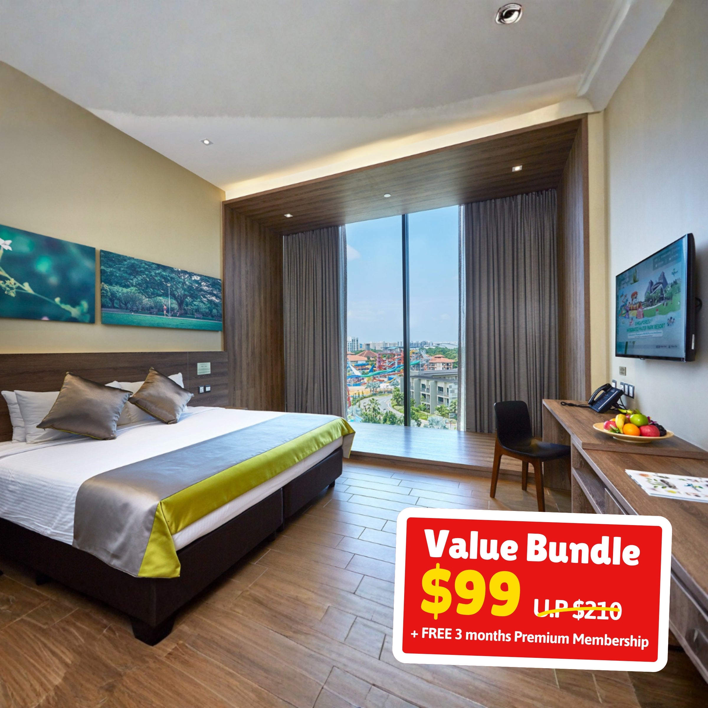 UPlay Premium Exclusive: D'Resort @ Downtown East Rainforest Room