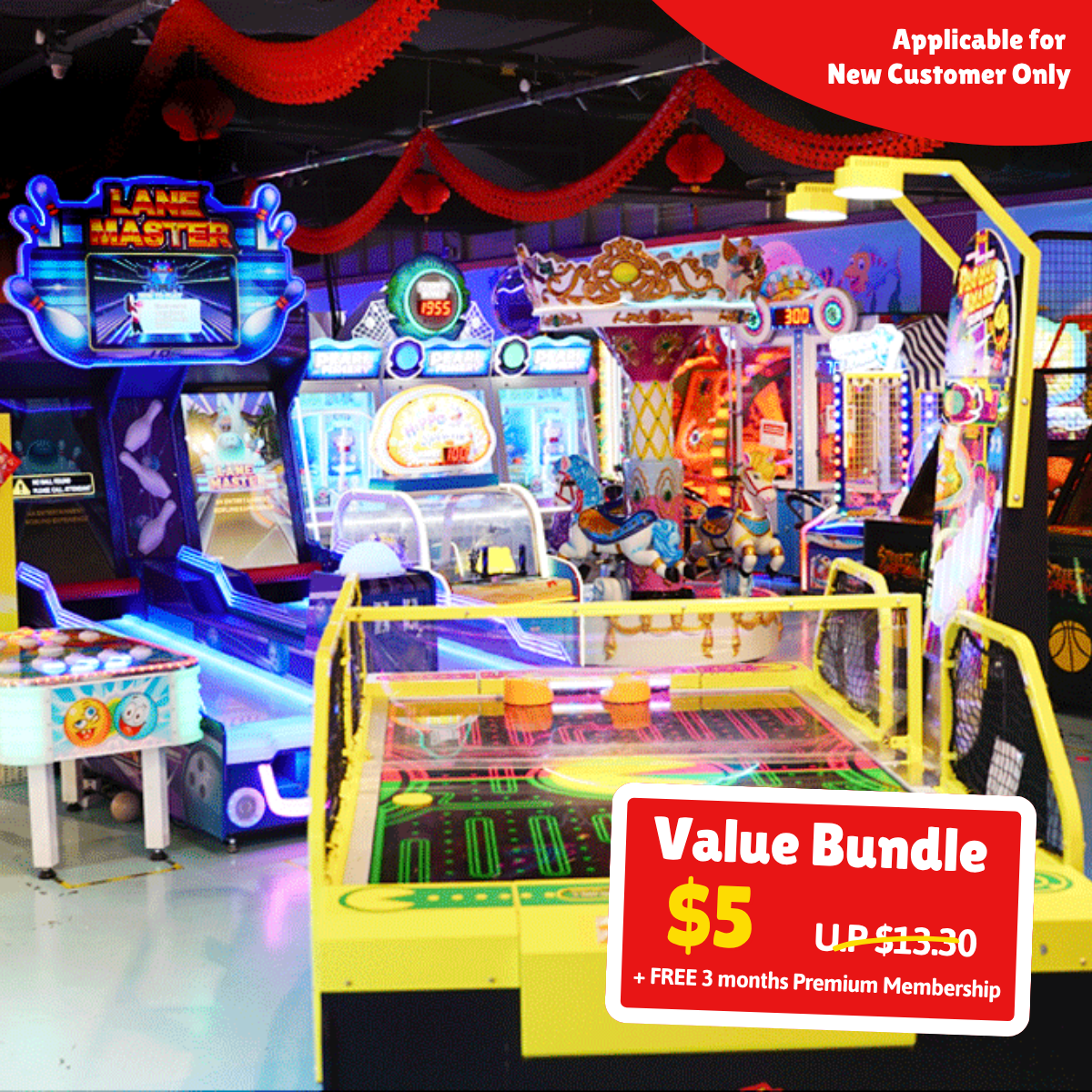 UPlay Premium Exclusive: 16 Arcade Tokens at Whimsy Downtown East