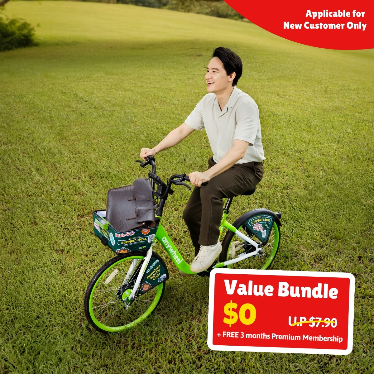 Cycle for FREE with Anywheel's 1-Day Super Pass!