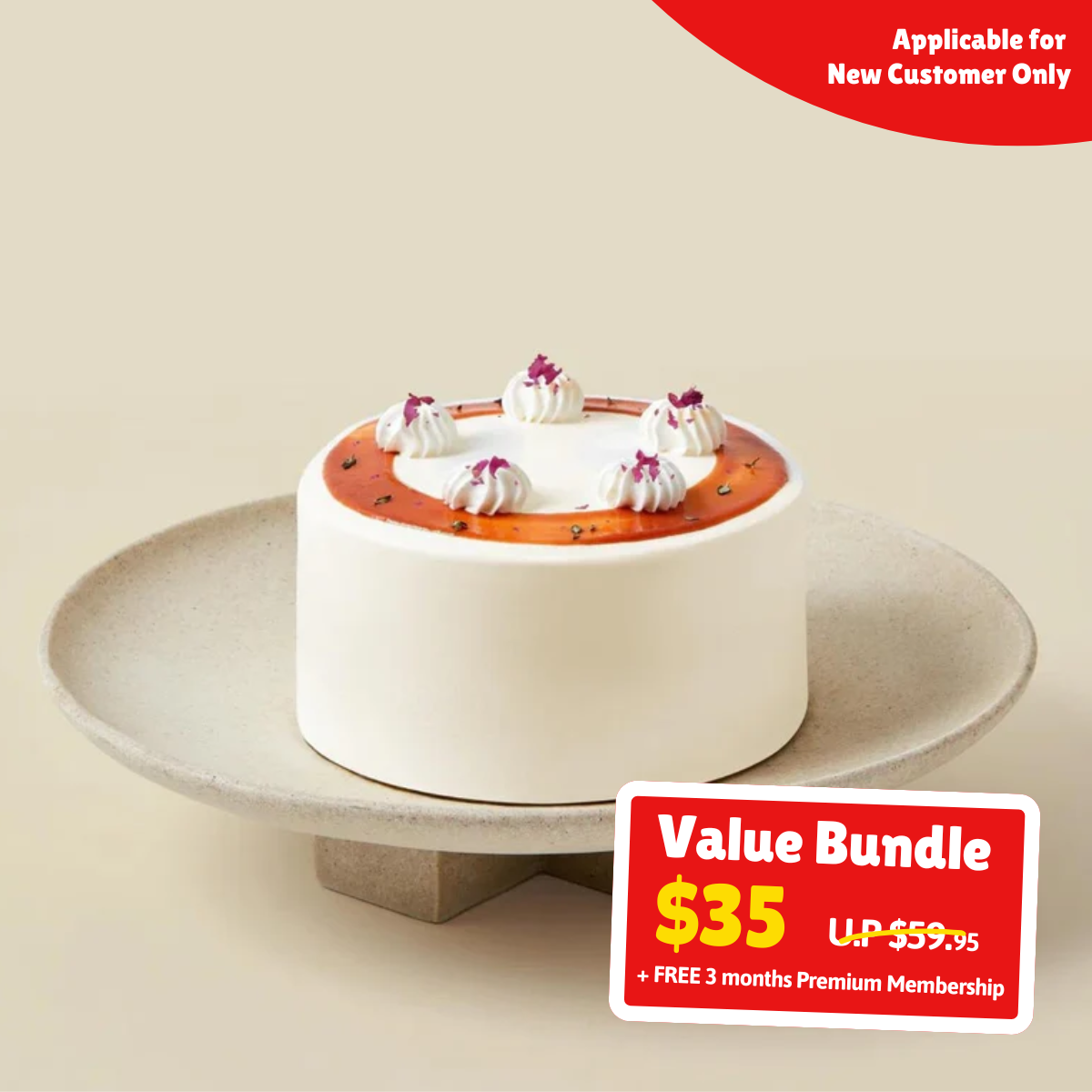 UPlay Premium Exclusive: 15cm Classic Delight Cake Value Bundle from Fieldnotes