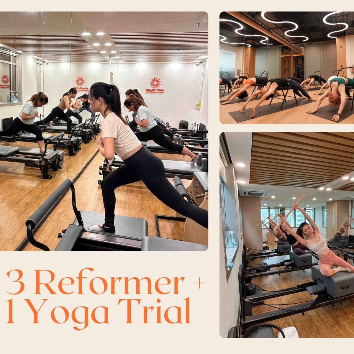 Body Sculpt Trial Pack: 3 Reformer + 1 Yoga