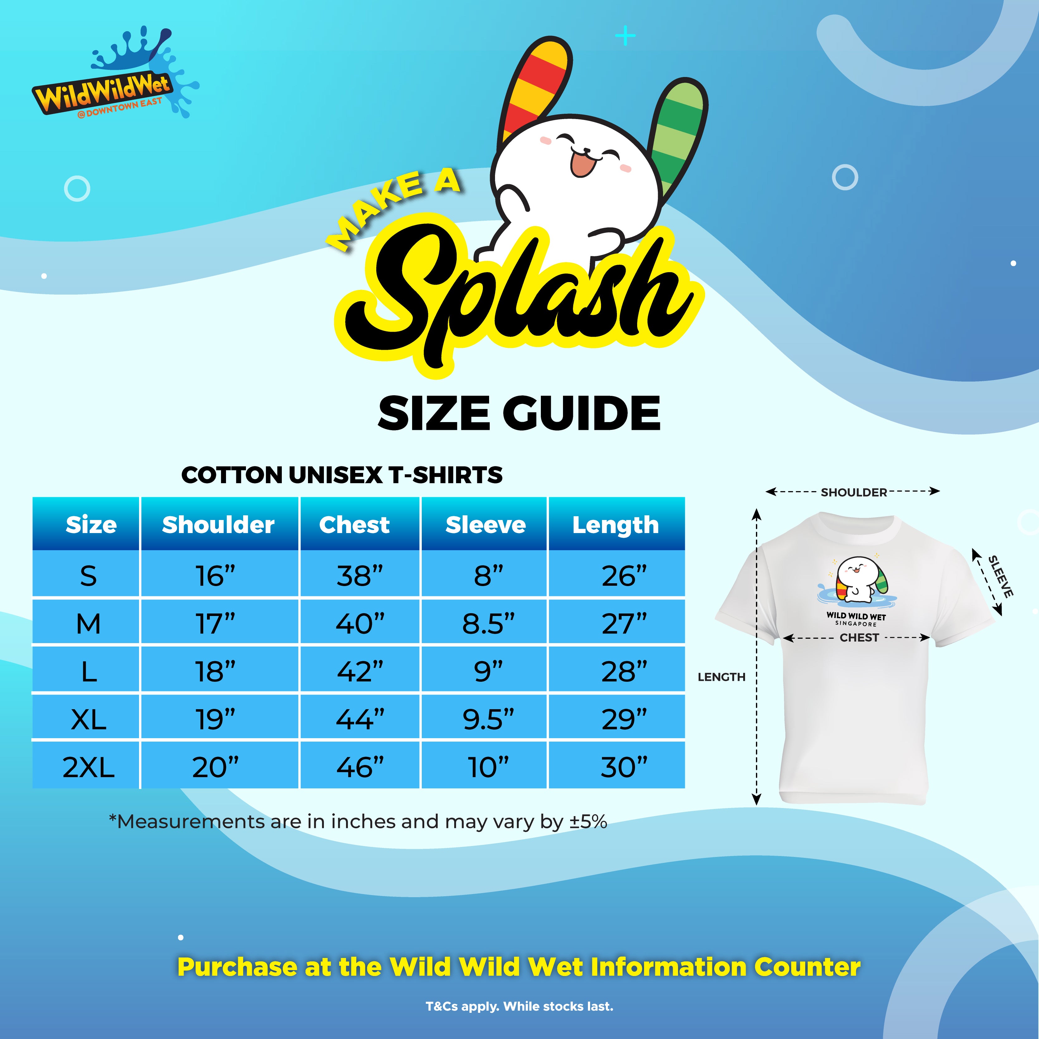 Wild Wild Wet Exclusive Merchandise for Staff Purchase