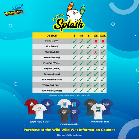 Wild Wild Wet Exclusive Merchandise for Staff Purchase