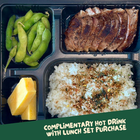 Lunch Set Promo: Enjoy a Free Hot Drink with Every Set