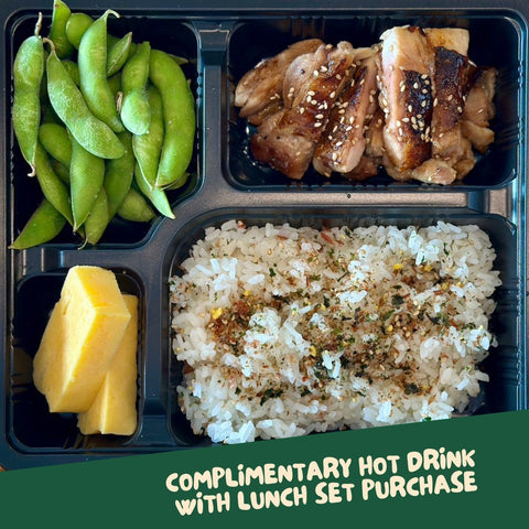 Lunch Set Promo: Enjoy a Free Hot Drink with Every Set