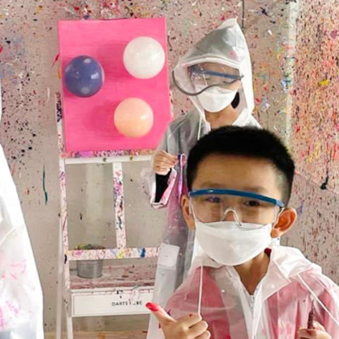 Balloon Splatter Art Workshop – Couple Package