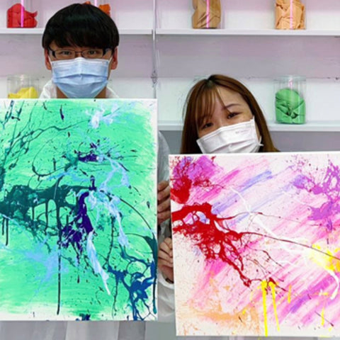 Balloon Splatter Art Workshop – Couple Package