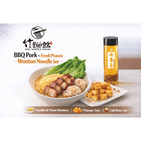 Zok Noodle House – Signature Noodle Set with 7 Flavoured Tofu & Cold Brew