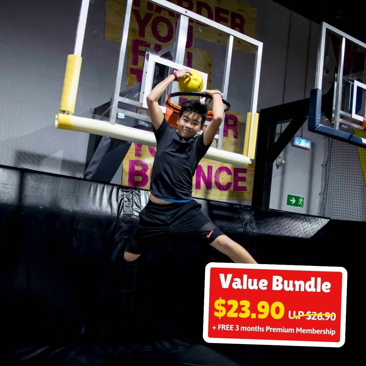 UPlay Premium Exclusive-BOUNCE Singapore | 1 Hour General Admission