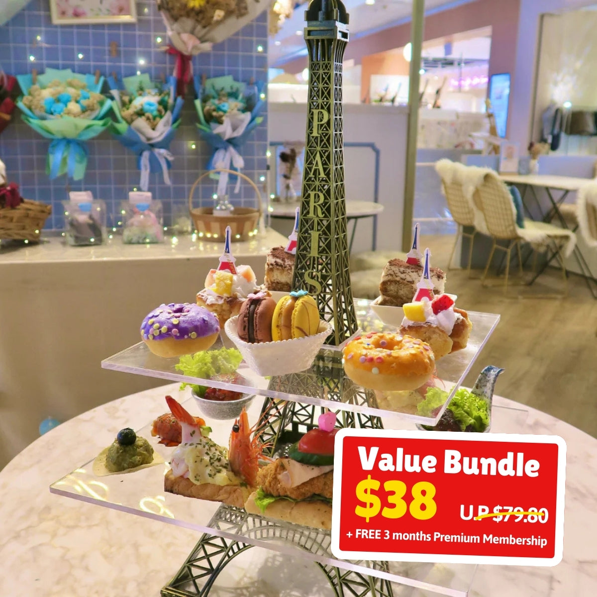 UPlay Premium Exclusive: High Tea Session for 2 at Café De Paris