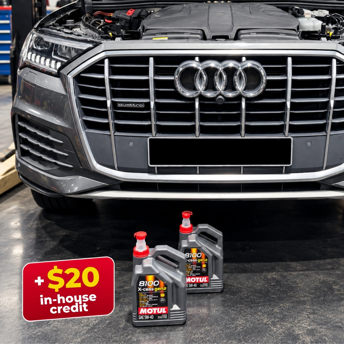 Continental Cars Servicing Package + $20 In-House Credit