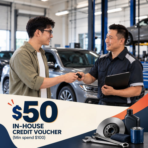$50 In-House Service Credit (Min spend $100)