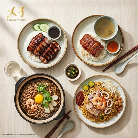Exclusive $12 Tze Char Lunch Menu at Crown Prince Restaurant (Aranda Country Club)