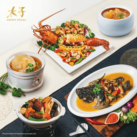 Exclusive Dining Voucher worth $100 at Crown Prince Restaurant @ Aranda Country Club