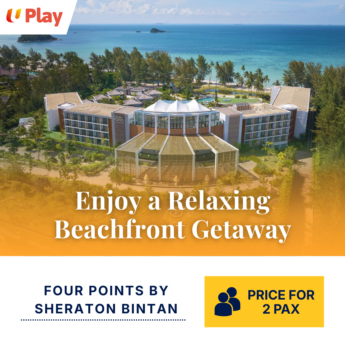 2D1N Relaxing Beachfront Getaway - Four Points by Sheraton Bintan