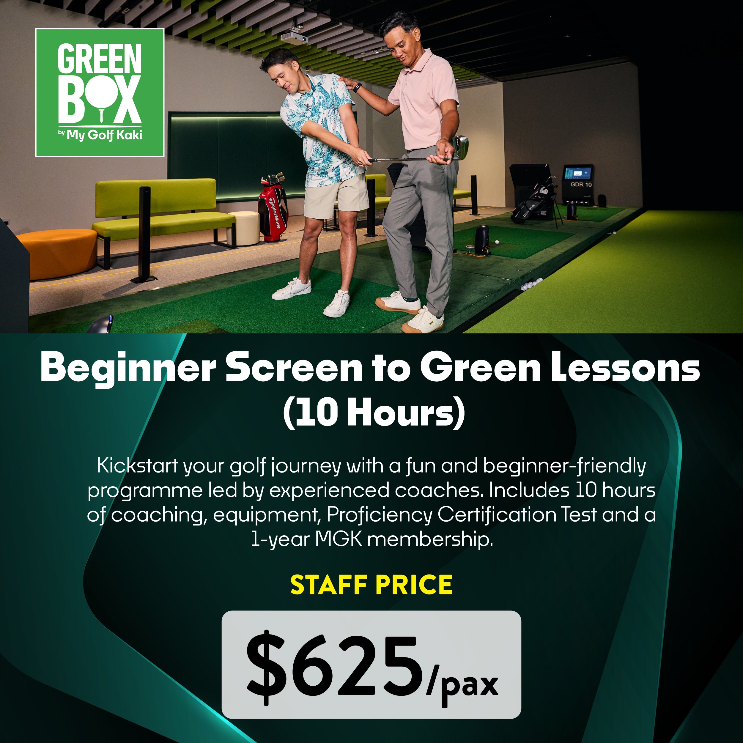 Beginner Screen to Green Lesson (10 Hours)