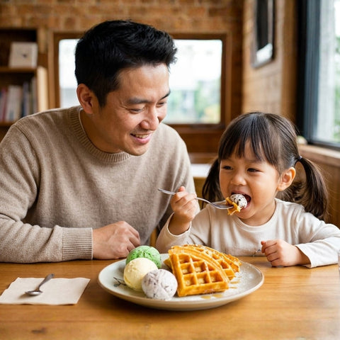 Single Scoop and Waffle Bundle