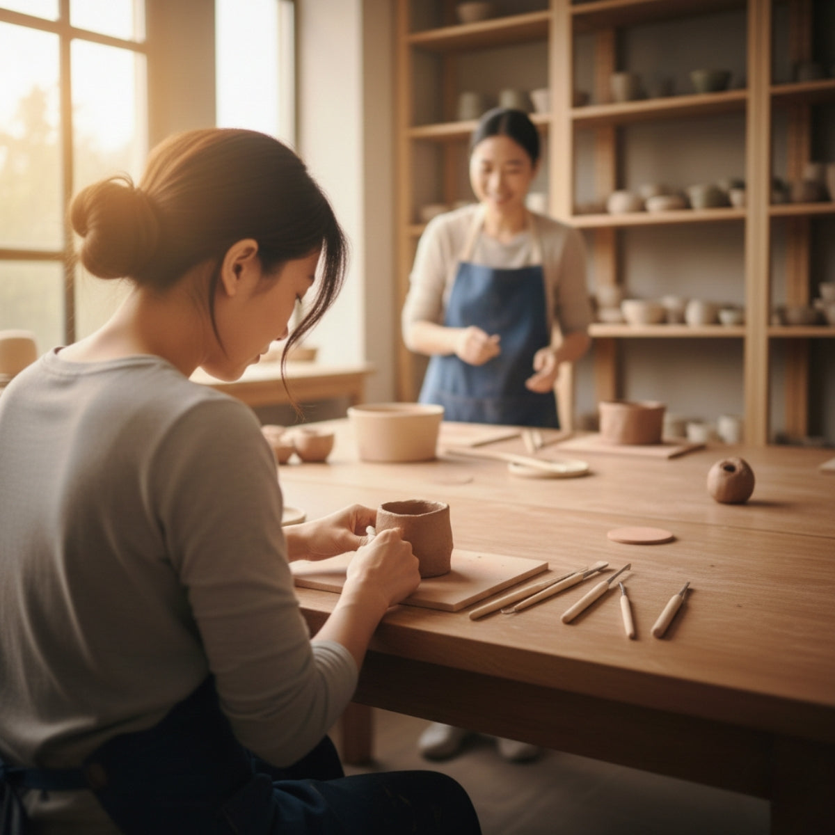 Hand-Building Ceramics Workshop (Muddy Hands Experience)