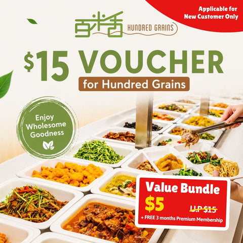 UPlay Premium Exclusive – Hundred Grains $15 Dining Voucher