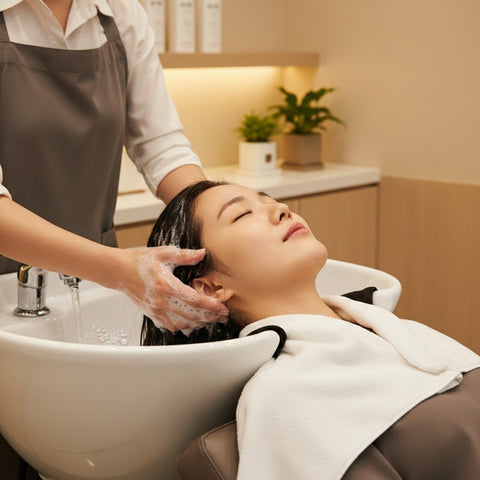 Professional Korean Hair Cut, Wash, Blow Dry & Styling Package