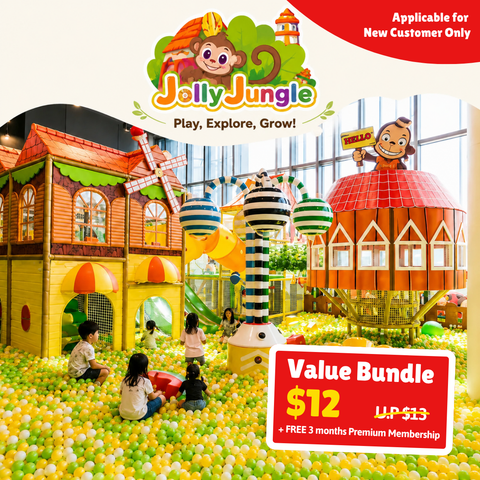 Jolly Jungle @ Our Tampines Hub | Weekday 1-Hour Admission Ticket