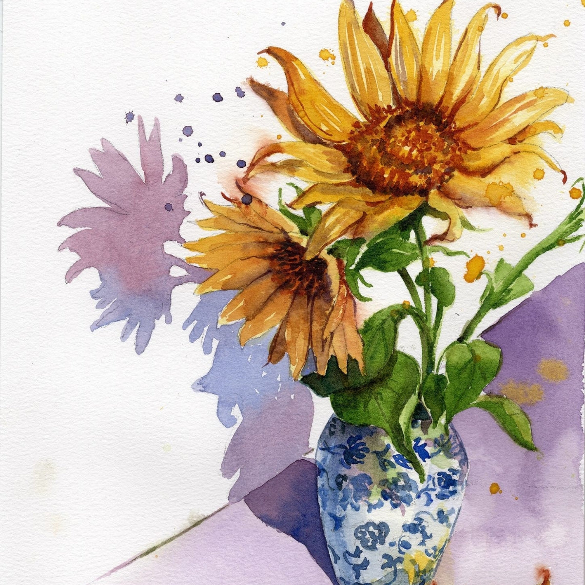 3-Hour Adults Watercolour Painting Workshop – Singapore Themed / Floral