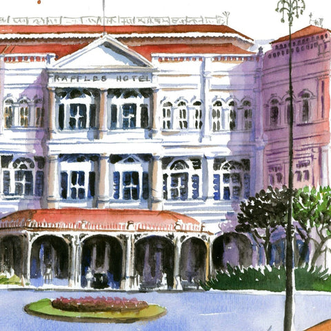 3-Hour Adults Watercolour Painting Workshop – Singapore Themed / Floral