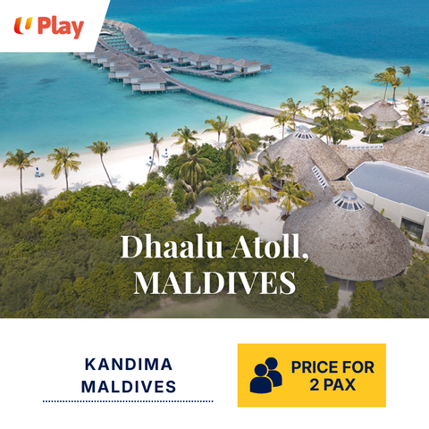 5D4N Maldives Summer Getaway - Kandima Maldives