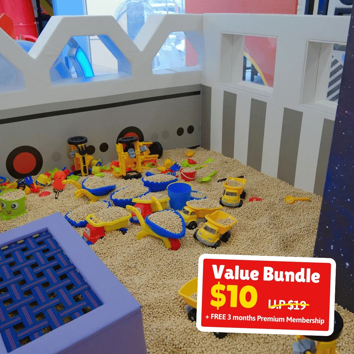 UPlay Premium Exclusive: Kidodo Space Indoor Playground Value Bundle